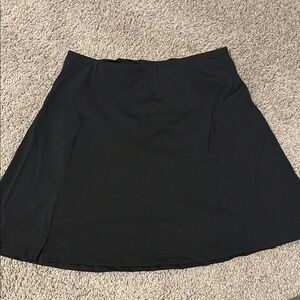 Athletic Black A-Line Women's Skirt